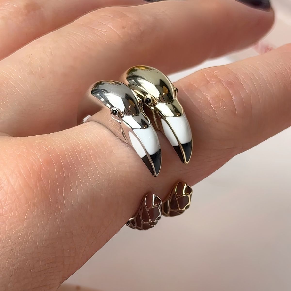 Designer Flamingo Rings