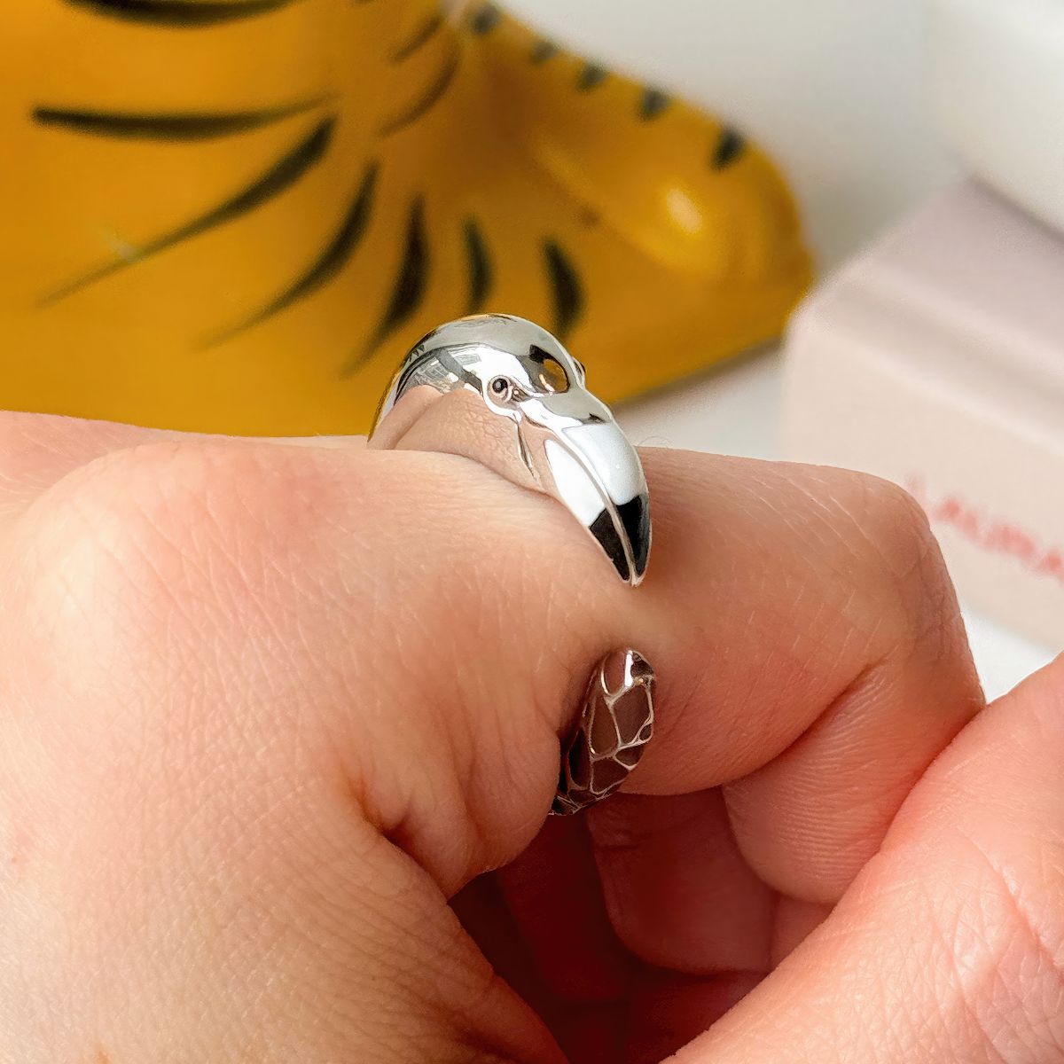 Designer Flamingo Rings