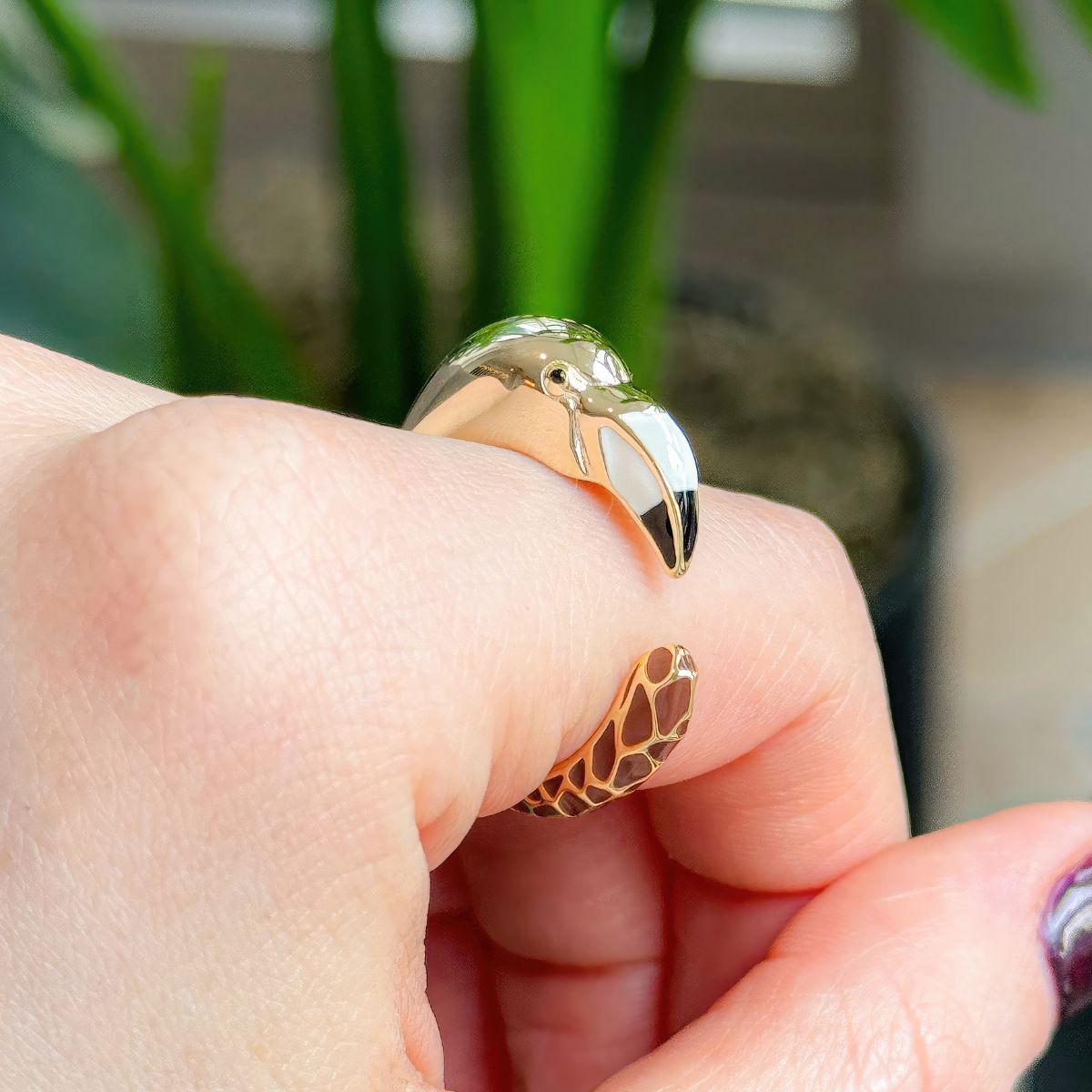 Designer Flamingo Rings